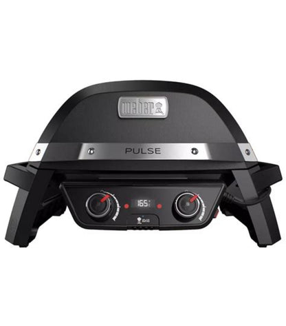 Weber Pulse 2000 – Barbecue Électrique Connecté Double Zone pour Terrasse
